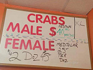 Homeboy's Bay Crab Seafood menu