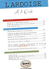 Lecocq & Folks menu