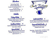 Cafe Trilogy menu