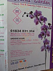 Orchid Garden menu