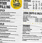 Guzman Y Gomez menu