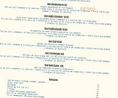 La Guinguette menu