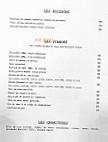 Le Baribal menu