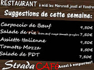 Strada Ca Fe menu