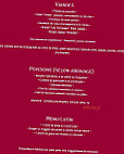 Les Terrasses menu