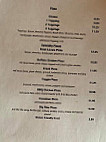 1712 Tavern menu
