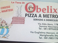 La Tana Di Obelix menu