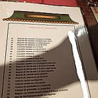 Restaurant Fleur de Printemps menu
