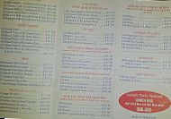 Kim and Li authentic Chinese and Thai cuisine menu