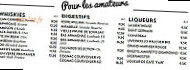 Café Du Marché menu