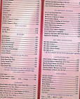 Shady Glen menu