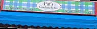 Pat's Sandwich inside