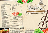 The Elgar Inn menu