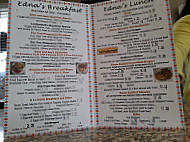 Edna's Lunch menu