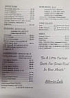 The Atlanta Cafe' menu