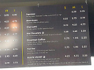 Malibu Brew Coffee menu