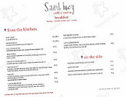Saint Lucy caffe e cucina menu