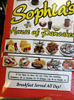 Sophia's House Of Pancakes menu