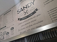 Sandy Sandwich menu