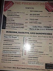 Pinehurst Inn menu