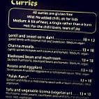 Yellow Flower Indian Diner menu