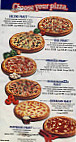 Domino's Pizza menu