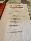 The Riverview Hotel Dining Room menu