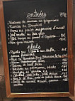 Le bistrot du passage menu