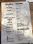 The Sandbar Scarborough Beach menu