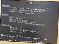 Apium menu