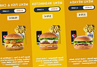 Speed Burger menu