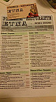 Pizzeria Etna menu