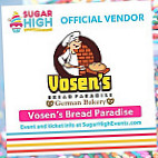 Vosen's Bread Paradise menu