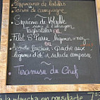 Le Bellagio menu