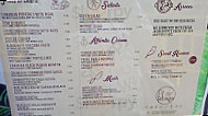 Casa Fataga menu