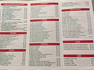 Minchin Garden Chinese menu