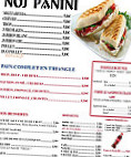 Rima Sandwich menu