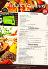 The Misbah Tandoori menu