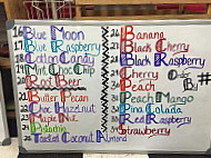 Debacker Family Dairy menu