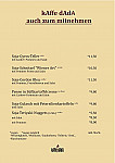 kAffé dAdA menu