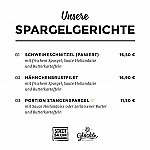 Bratwurst Glöckle menu