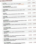 Le Kiosque à Pizzas menu