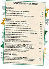 Commercial Kingston menu