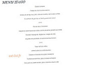 L'estanquet menu