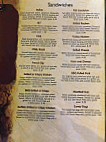 Buck's Country Cookin menu