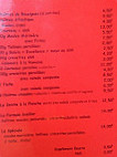 Le Cavo « Côté Mer » menu