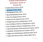 Wadhams Country Kitchen menu