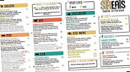 Streats Taco Kitchen menu