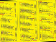 Cité Florrisante menu