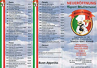 G. Verdi menu